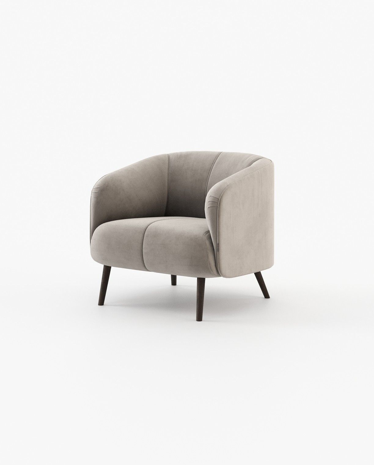 Laskasas AMALFI Armchair Vienna Khaki - Araco Interiors