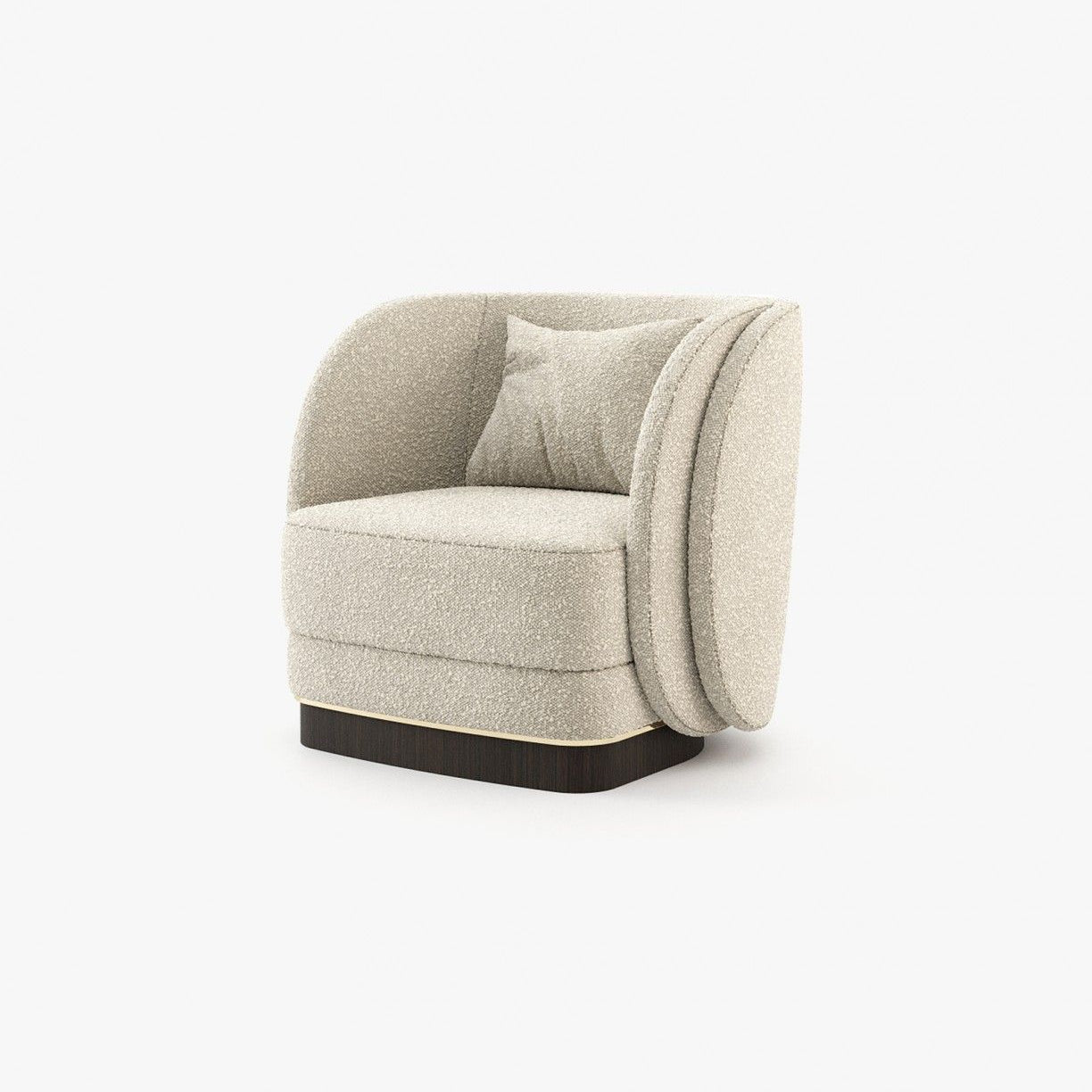 Laskasas AMBROSE Armchair Helsinki Pearl - Araco Interiors