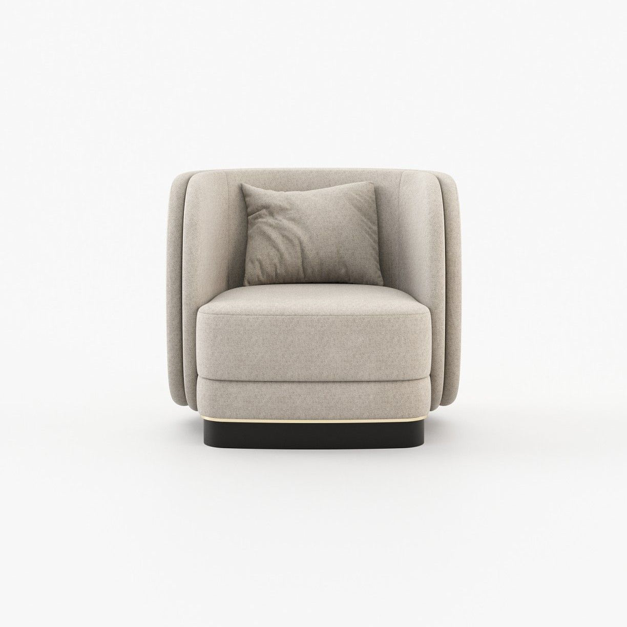 Laskasas AMBROSE Armchair Xangai Sand - Araco Interiors