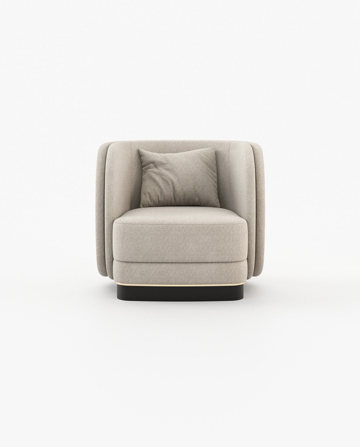 Laskasas AMBROSE Armchair Xangai Sand - Araco Interiors