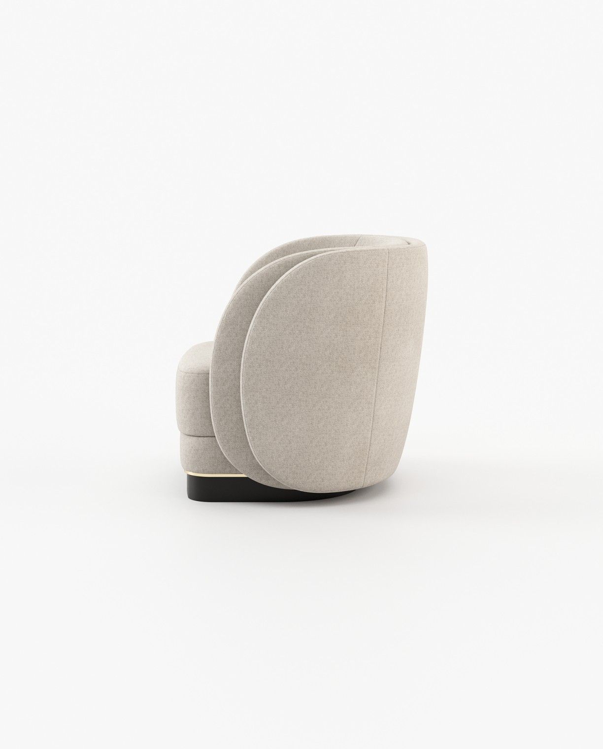 Laskasas AMBROSE Armchair Xangai Sand - Araco Interiors