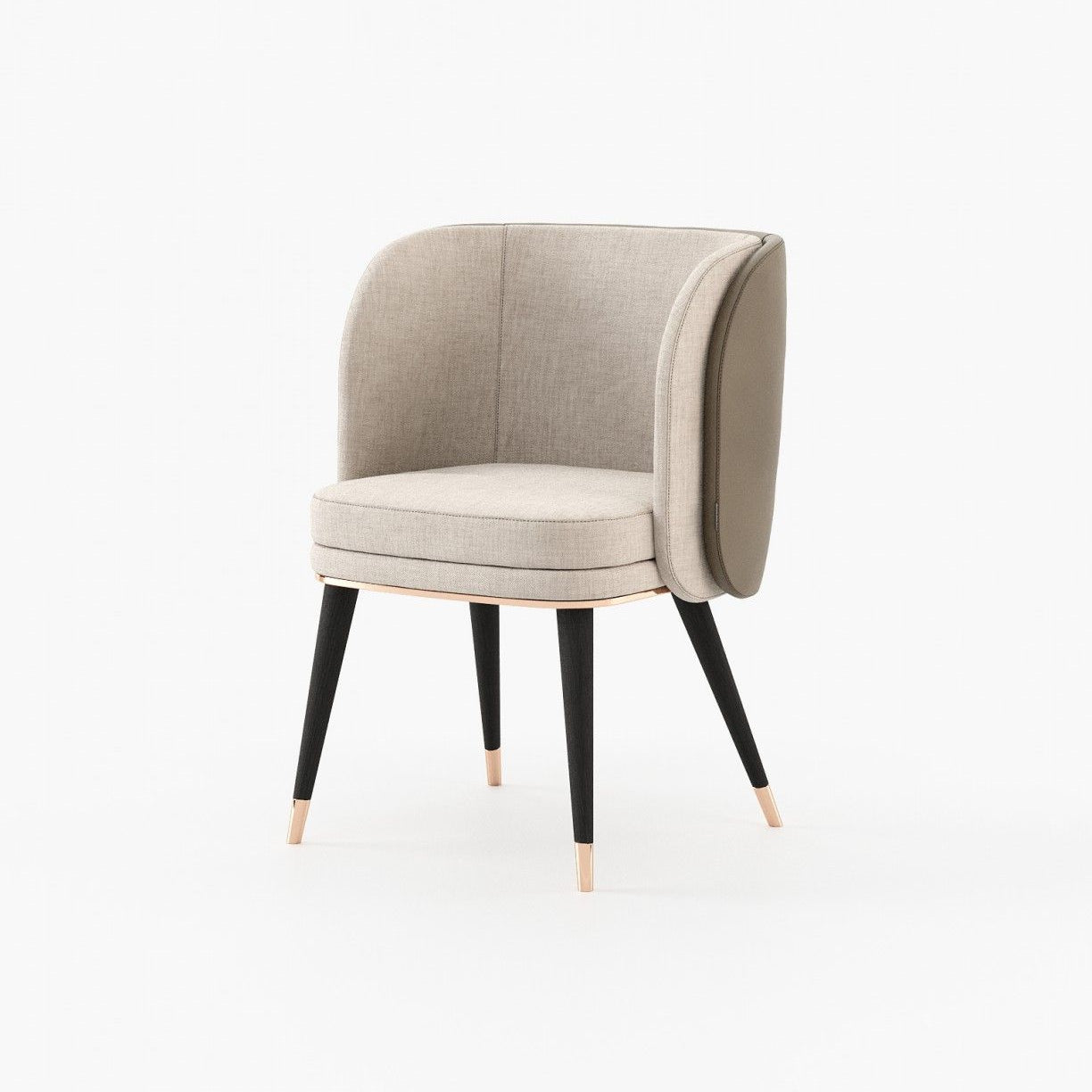 Laskasas AMBROSE Dining Chair & Bench Berlin Siena Leather - Araco Interiors