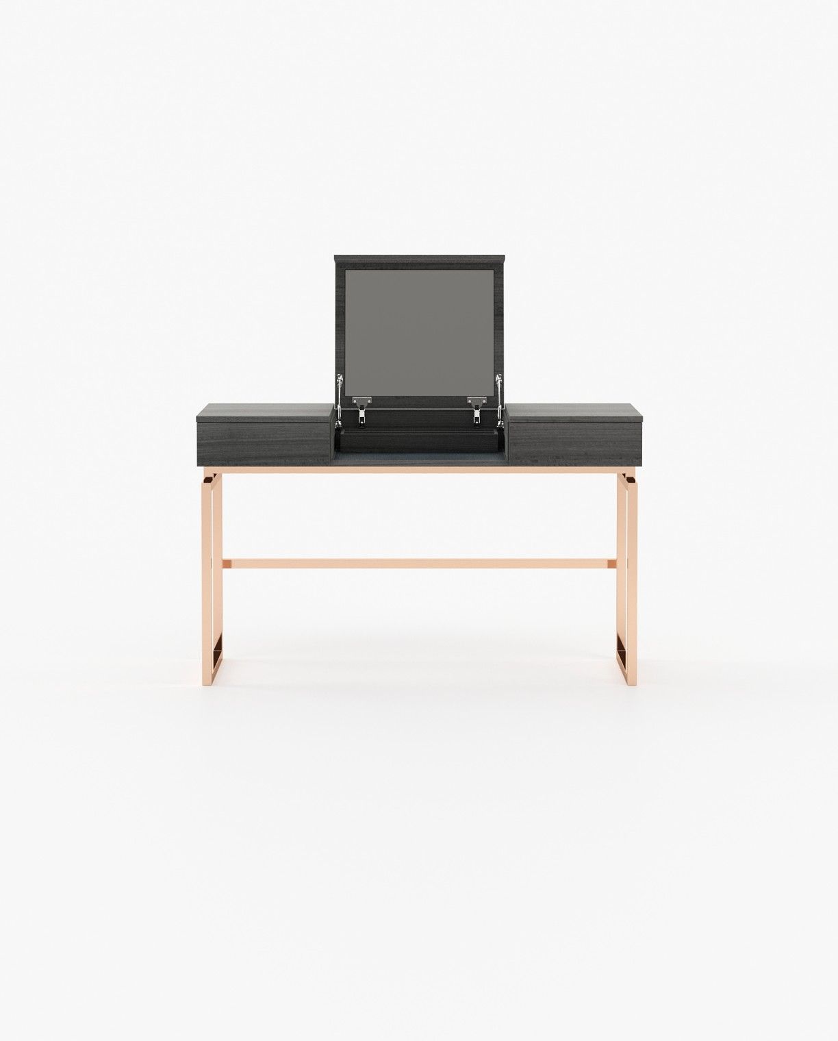 Laskasas AMY Dressing Table Grey Eucalyptus Veneer Matte - Araco Interiors