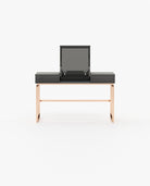 Laskasas AMY Dressing Table Grey Eucalyptus Veneer Matte - Araco Interiors