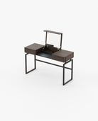 Laskasas AMY Dressing Table Smoked Eucalyptus Veneer Matte - Araco Interiors