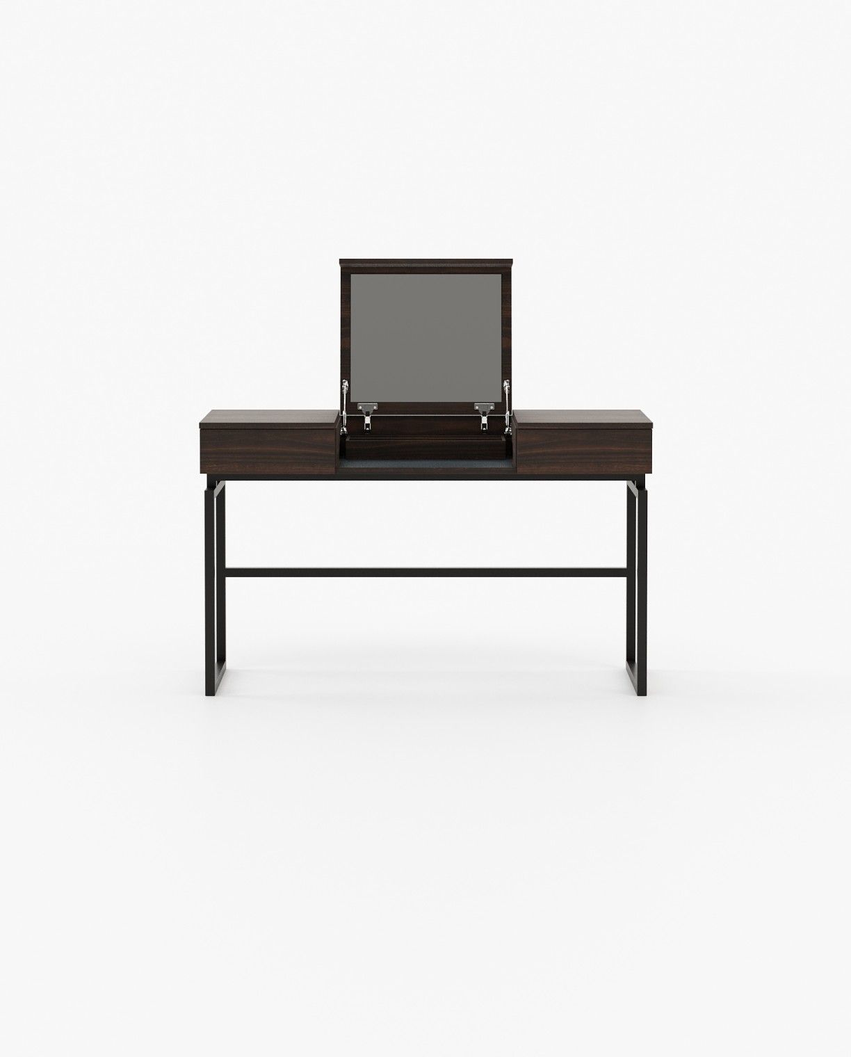 Laskasas AMY Dressing Table Smoked Eucalyptus Veneer Matte - Araco Interiors