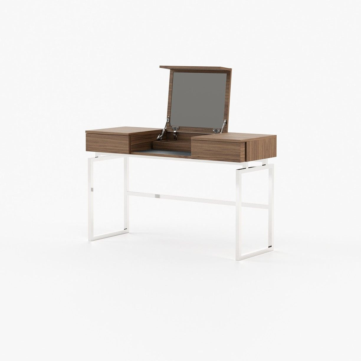 Laskasas AMY Dressing Table Walnut Veneer Matte - Araco Interiors