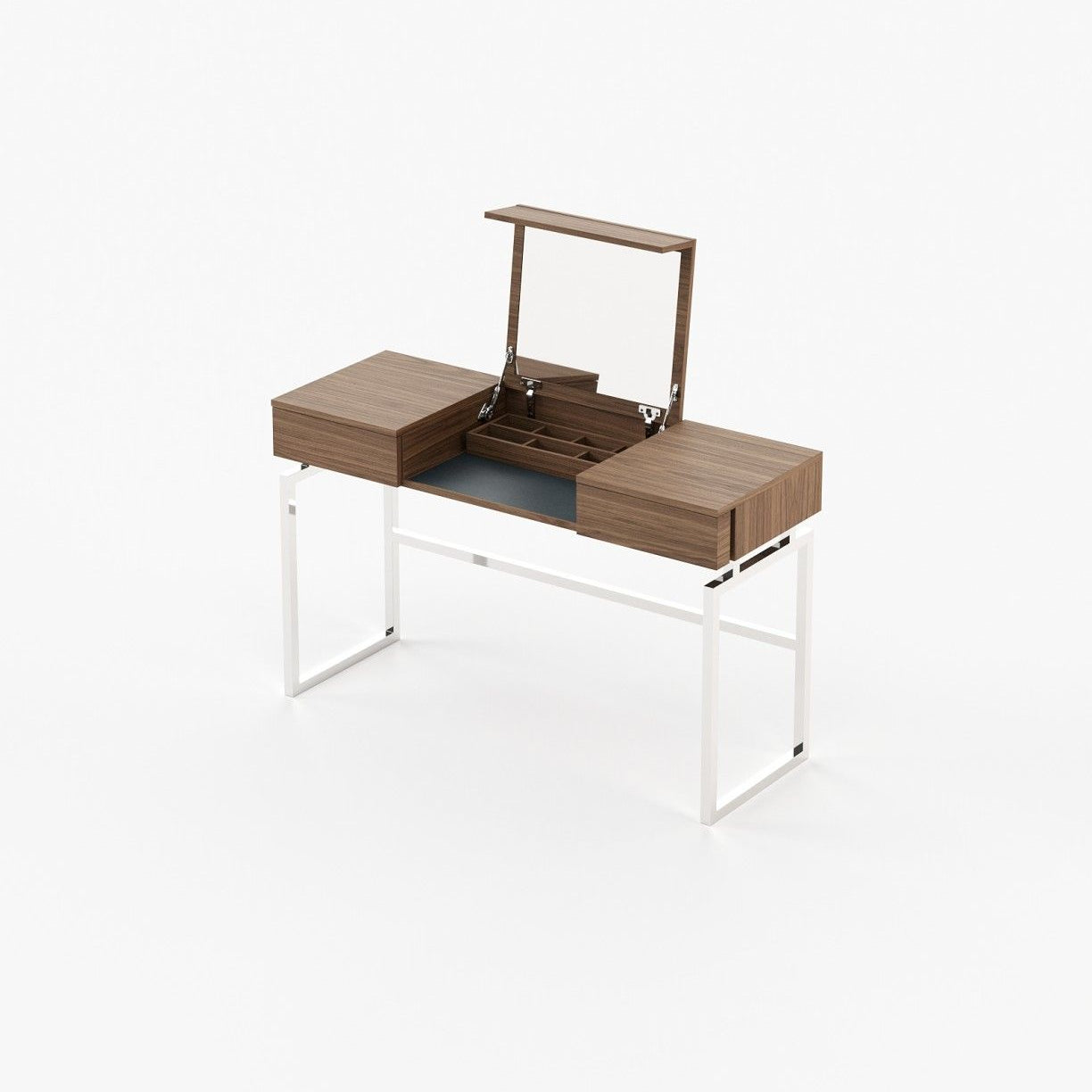 Laskasas AMY Dressing Table Walnut Veneer Matte - Araco Interiors