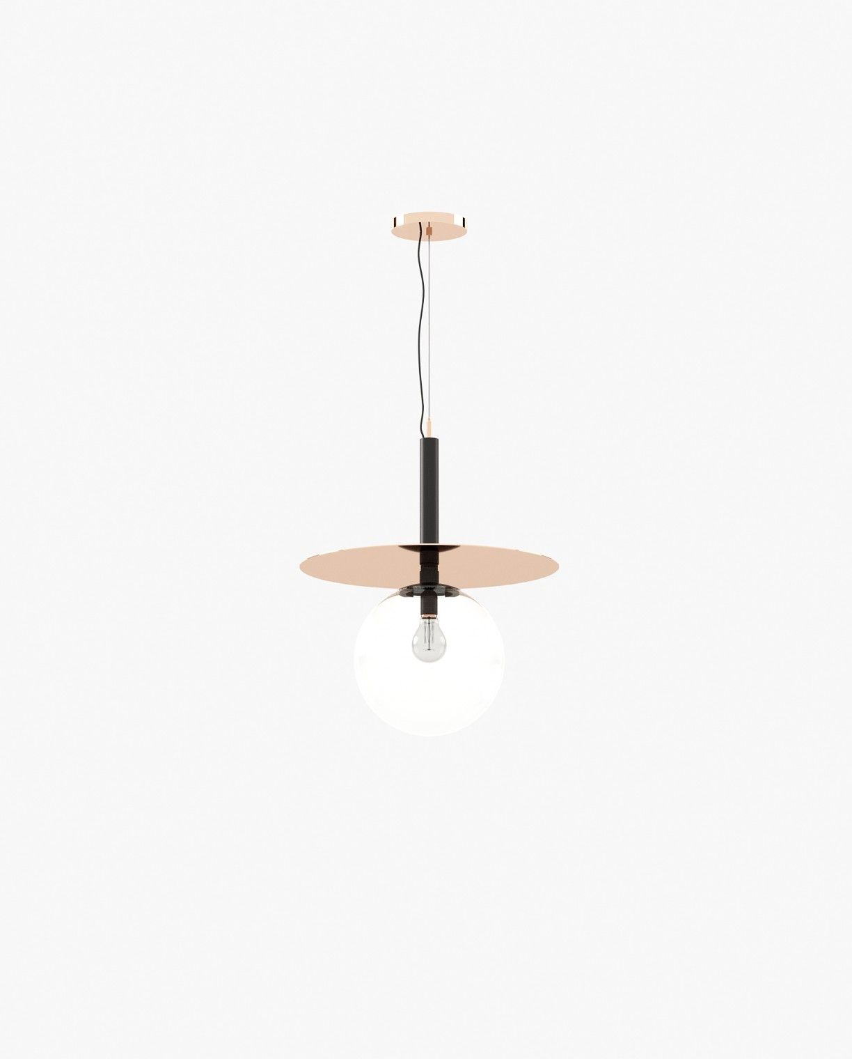 Laskasas ANDY Ceiling Light Copper Polished Stainless Steel - Araco Interiors
