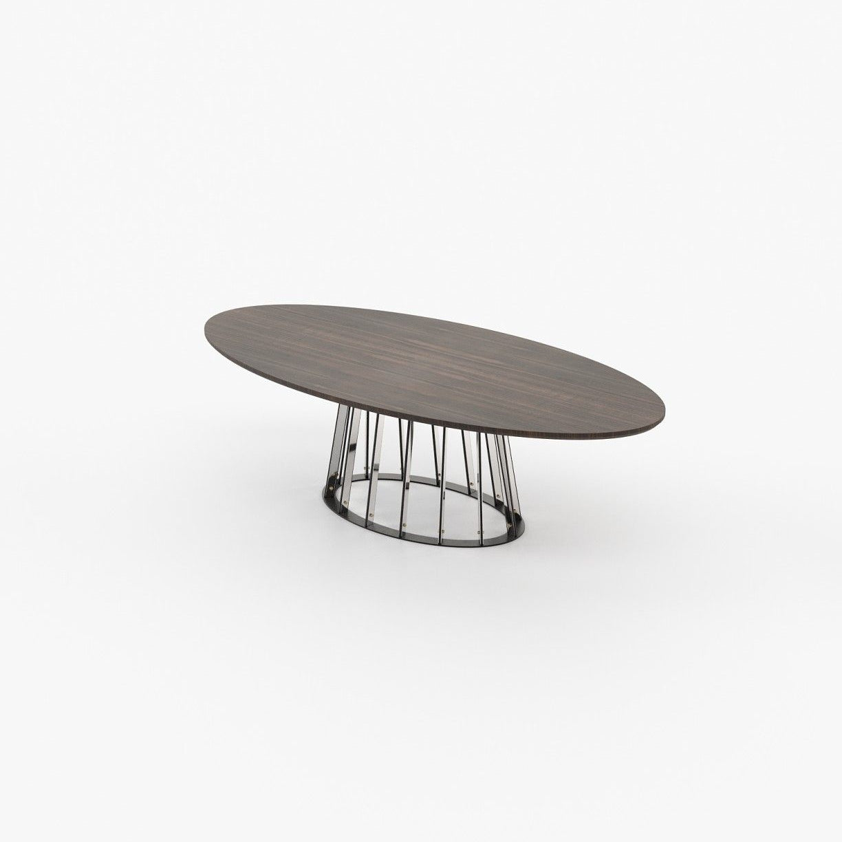 Laskasas ANN Dining & Bar Table Smoked Eucalyptus Veneer Matte - Araco Interiors