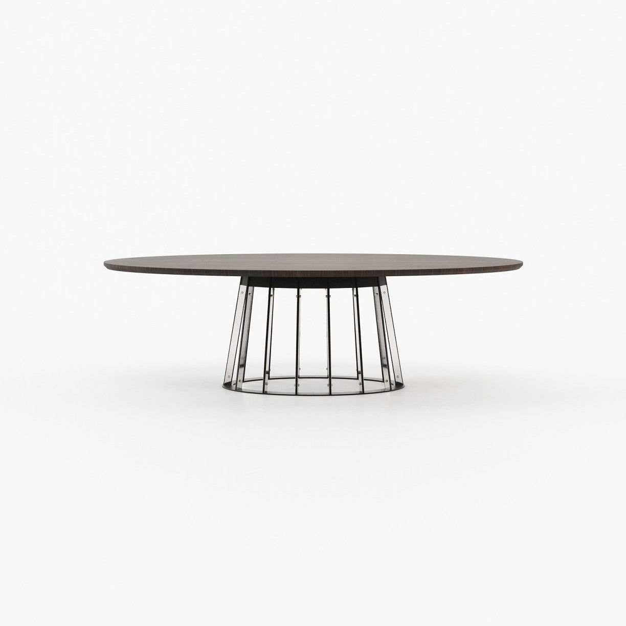 Laskasas ANN Dining & Bar Table Smoked Eucalyptus Veneer Matte - Araco Interiors