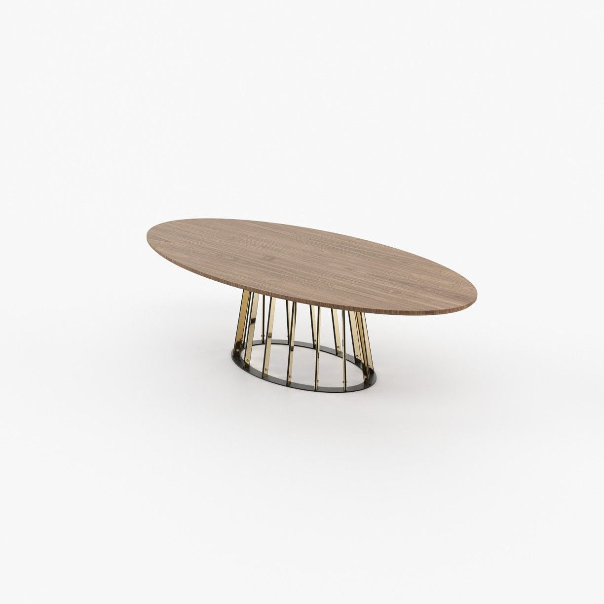 Laskasas ANN Dining & Bar Table Walnut Veneer Matte - Araco Interiors