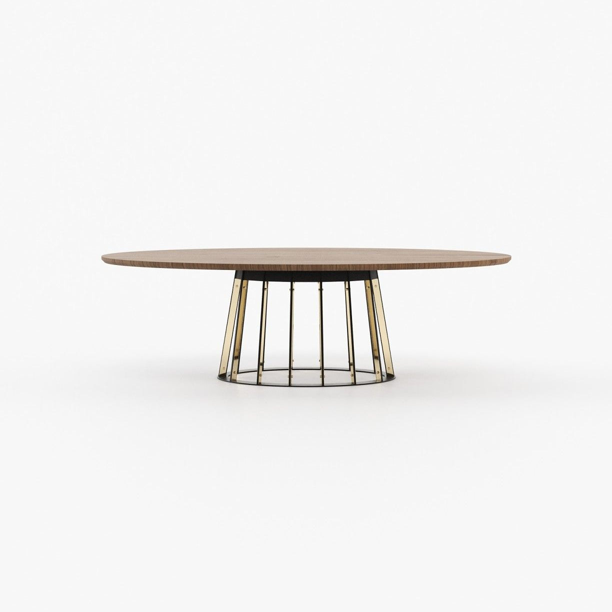 Laskasas ANN Dining & Bar Table Walnut Veneer Matte - Araco Interiors