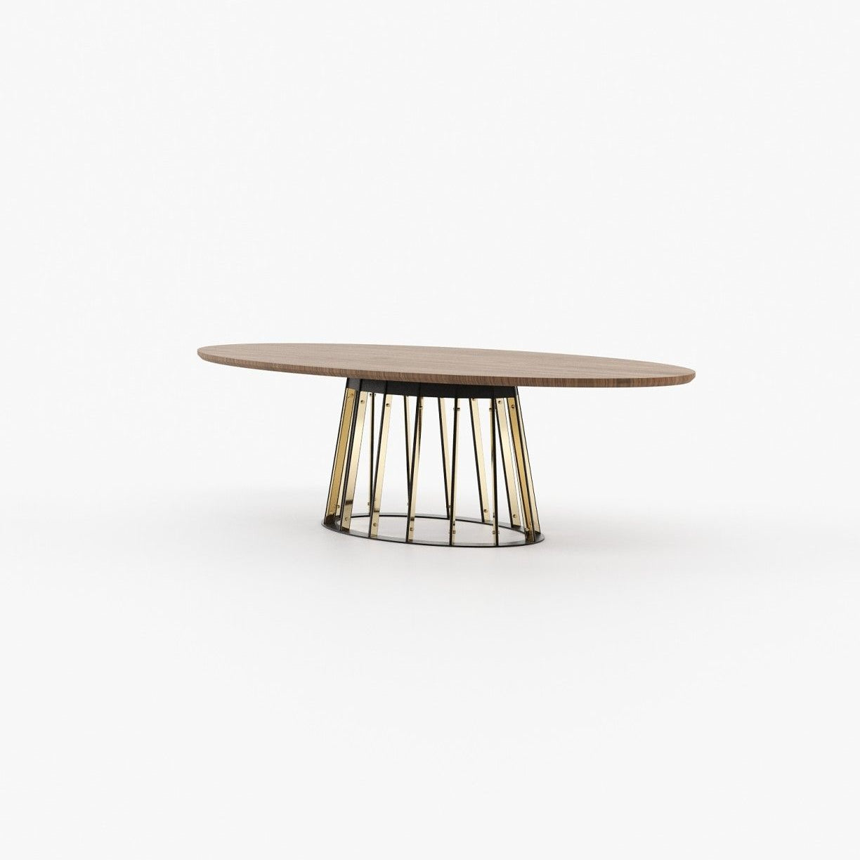 Laskasas ANN Dining & Bar Table Walnut Veneer Matte - Araco Interiors