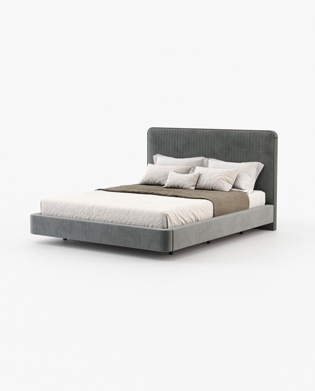 Laskasas ANNY Bed & Headboard Vienna Anthracite - Araco Interiors
