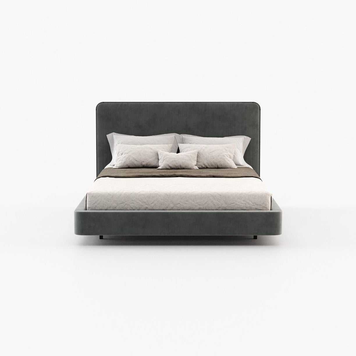 Laskasas ANNY Bed & Headboard Vienna Anthracite - Araco Interiors