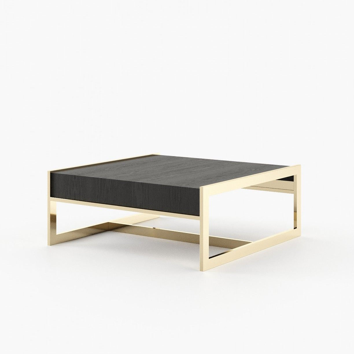 Laskasas ANTHONY Coffee Table Black Ash Veneer Matte - Araco Interiors