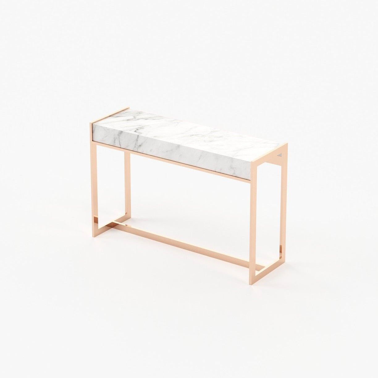 Laskasas ANTHONY Console Table Carrara Marble - Araco Interiors