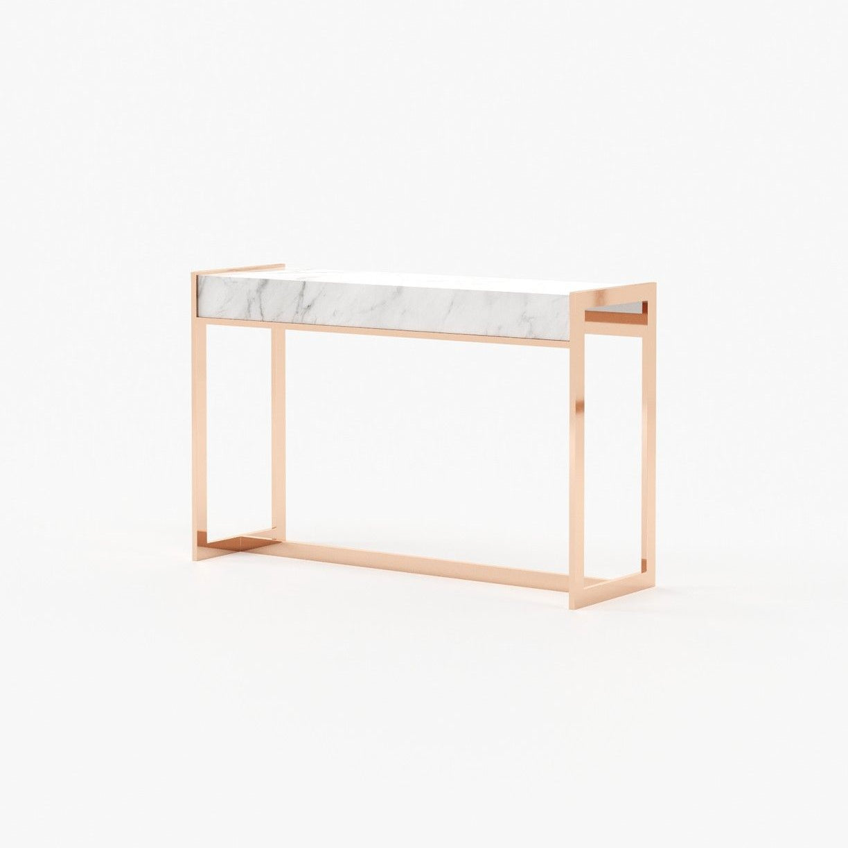 Laskasas ANTHONY Console Table Carrara Marble - Araco Interiors