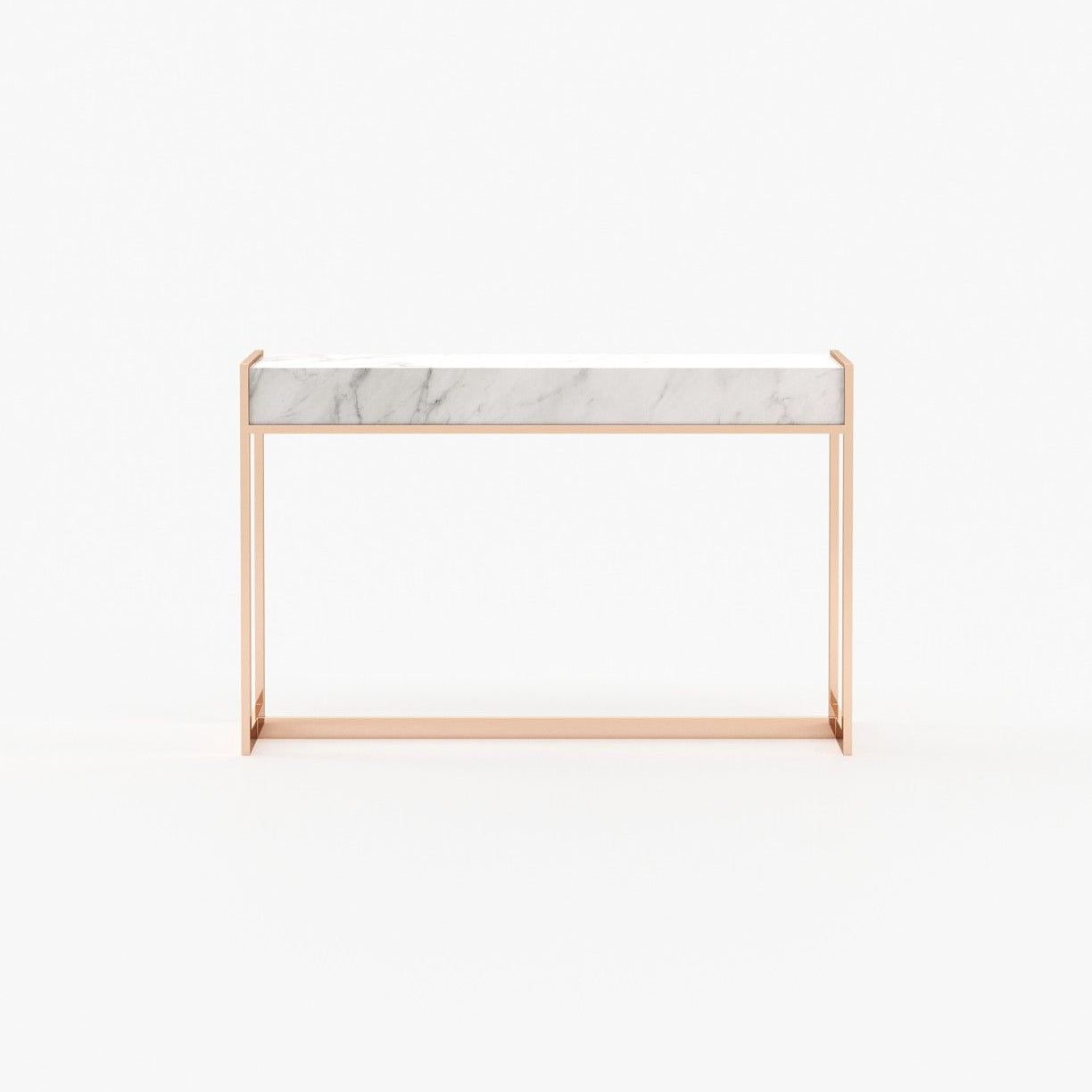 Laskasas ANTHONY Console Table Carrara Marble - Araco Interiors