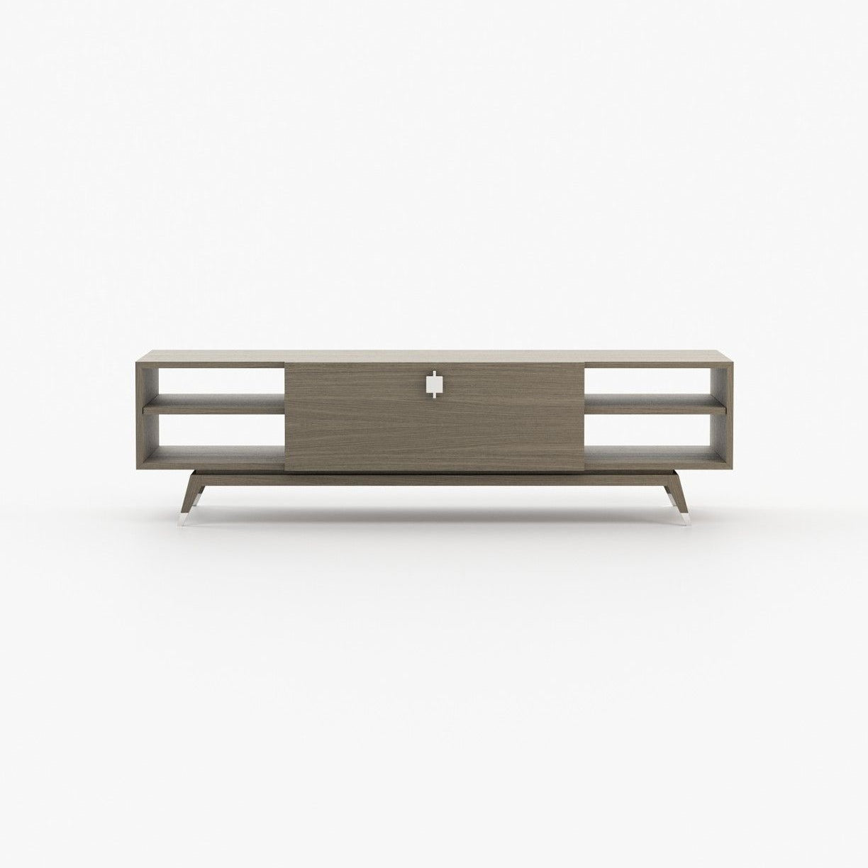 Laskasas ANTOINE Media Unit Aged Oak Veneer Matte - Araco Interiors