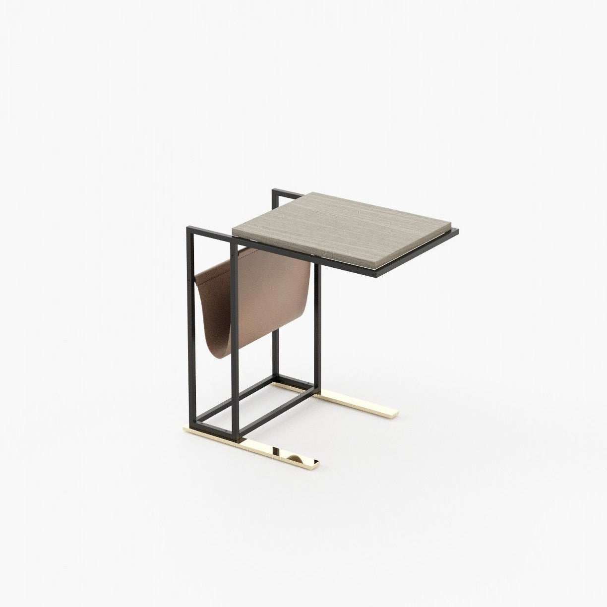 Laskasas ARY Nest & Side Table Aged Oak Veneer Matte - Araco Interiors