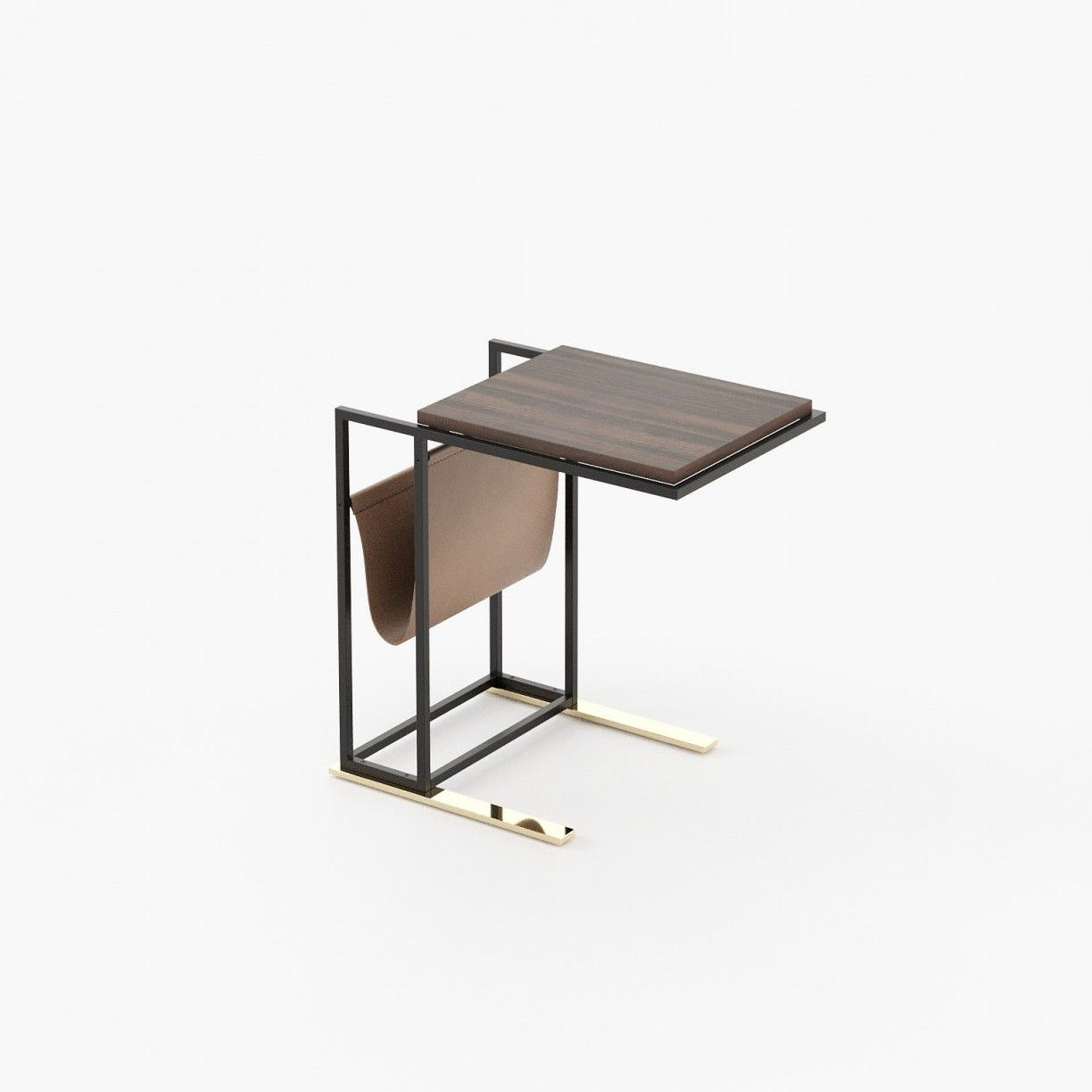 Laskasas ARY Nest & Side Table Smoked Eucalyptus Veneer Matte - Araco Interiors