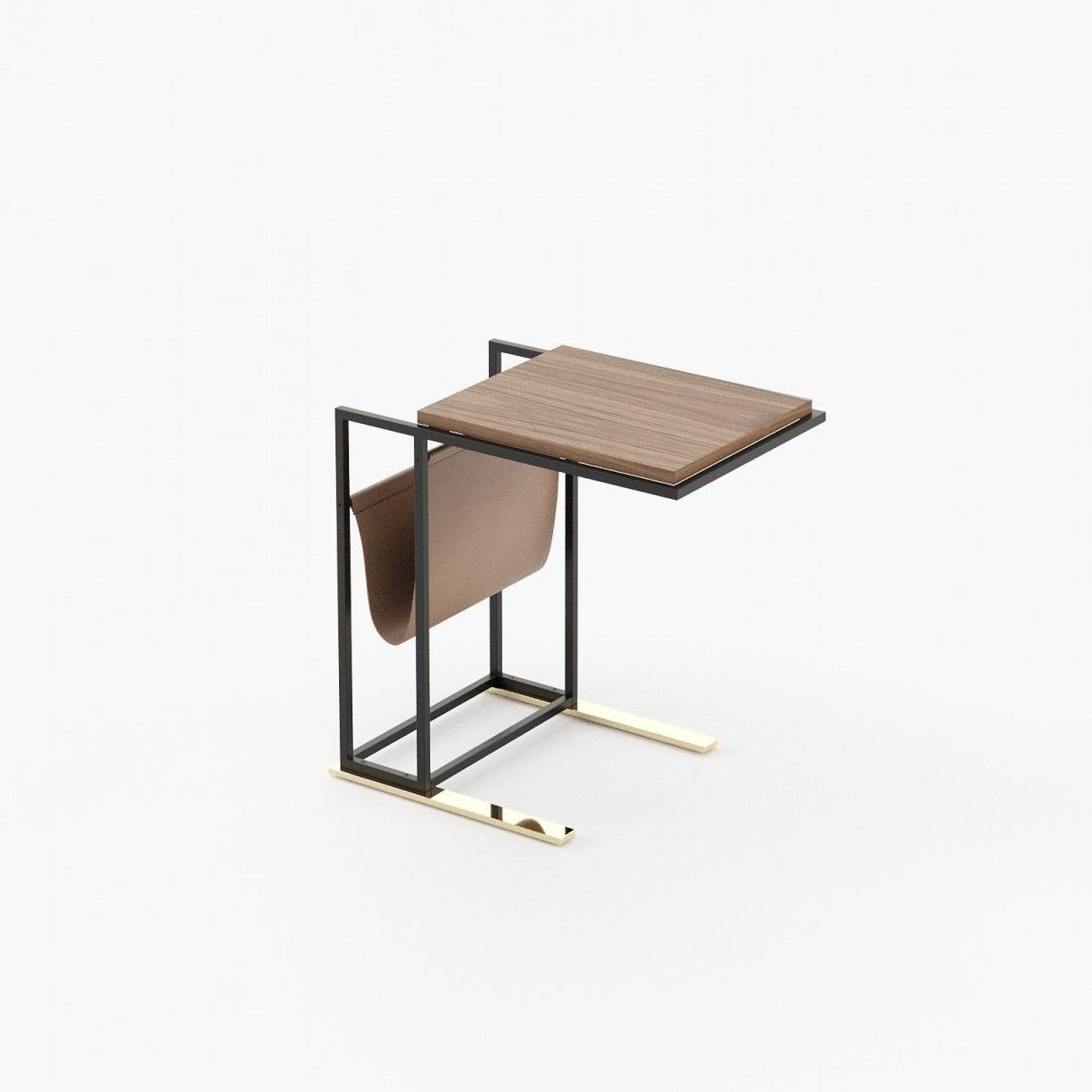 Laskasas ARY Nest & Side Table Walnut Veneer Matte - Araco Interiors
