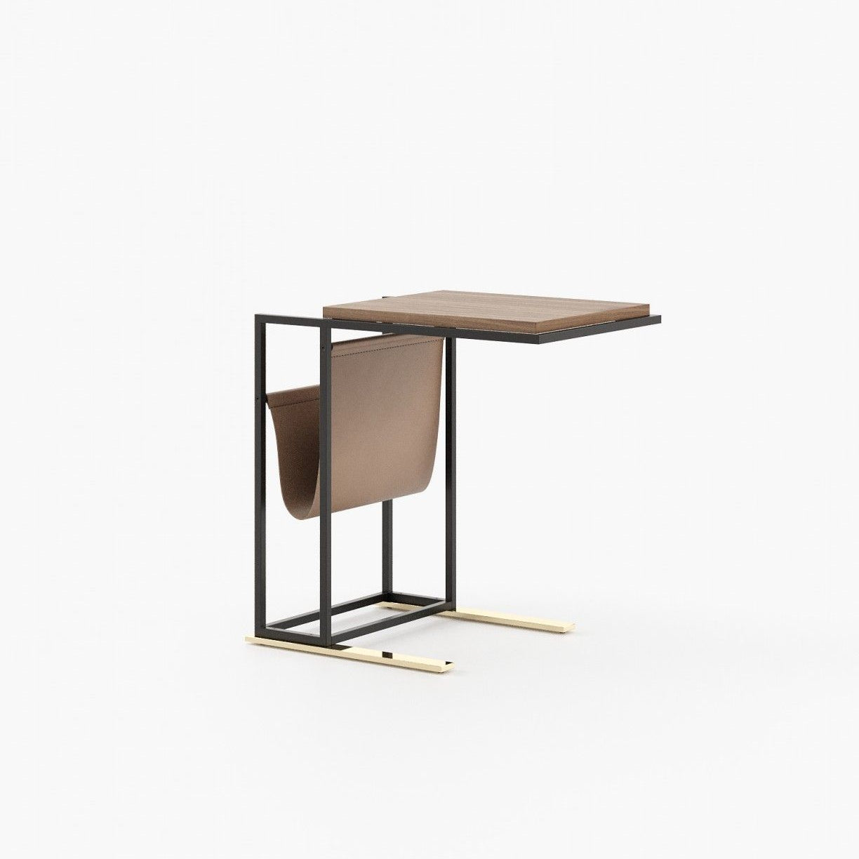 Laskasas ARY Nest & Side Table Walnut Veneer Matte - Araco Interiors
