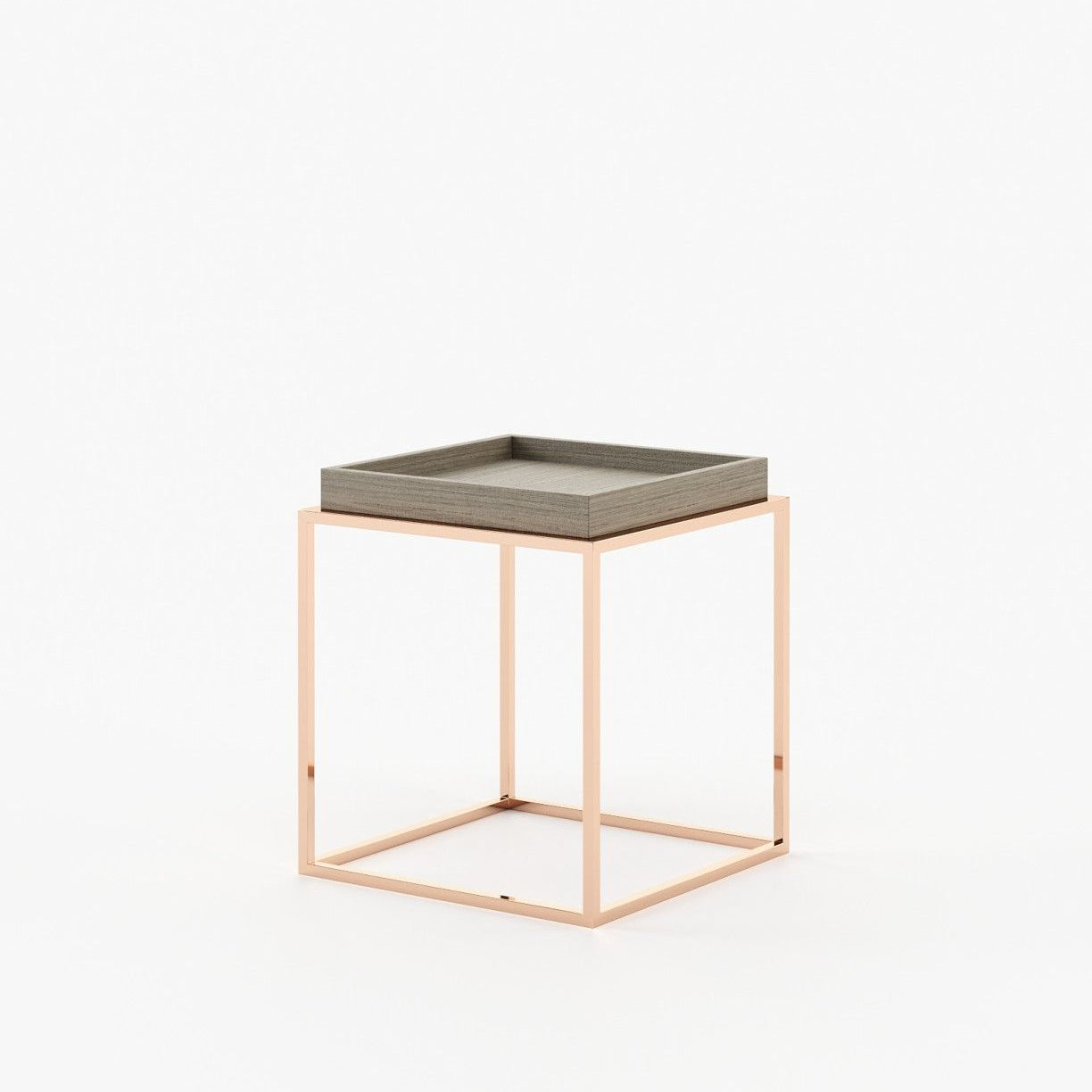 Laskasas AURA Nest & Side Table Aged Oak Veneer Matte - Araco Interiors
