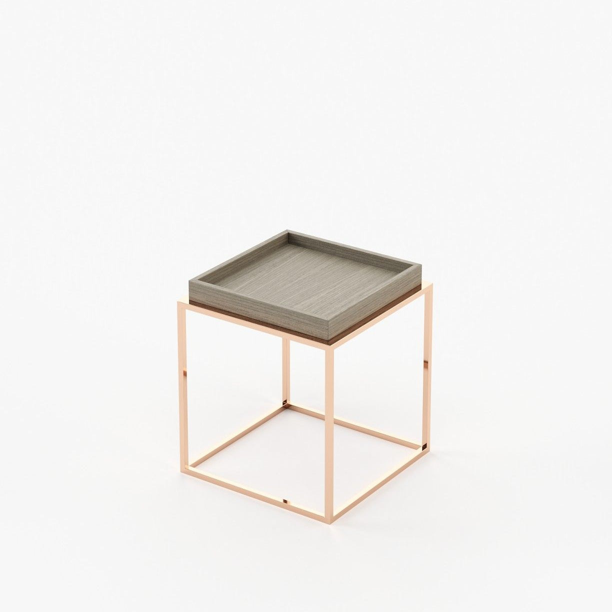 Laskasas AURA Nest & Side Table Aged Oak Veneer Matte - Araco Interiors