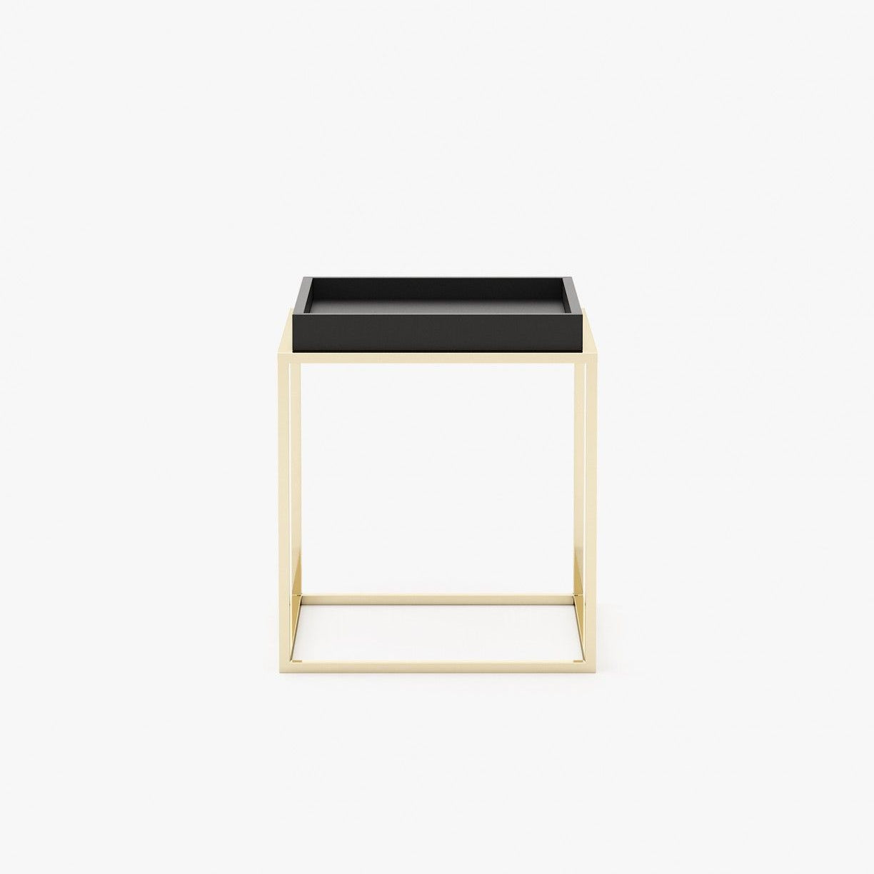 Laskasas AURA Nest & Side Table Black Lacquer Matte - Araco Interiors