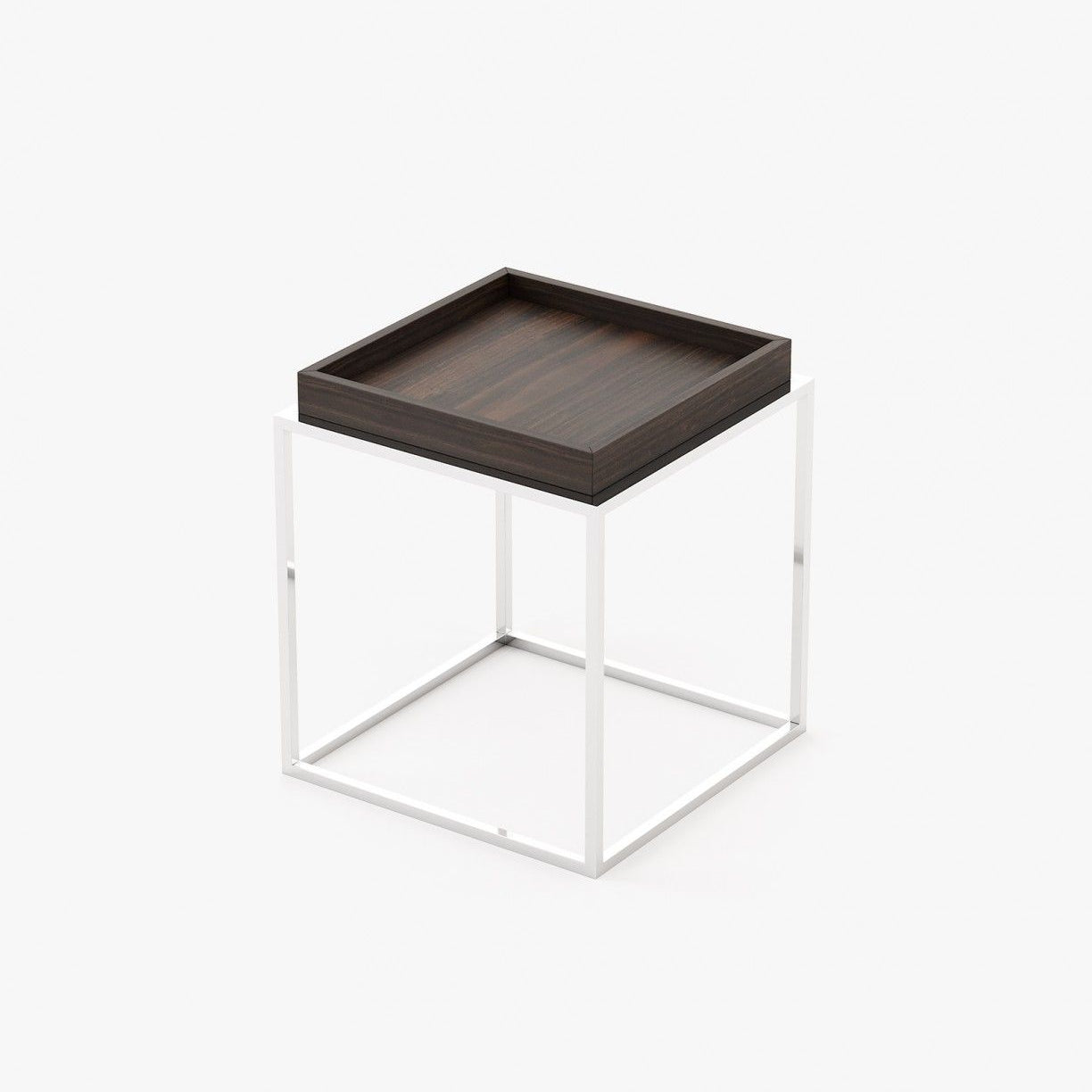 Laskasas AURA Nest & Side Table Smoked Eucalyptus Veneer Matte - Araco Interiors