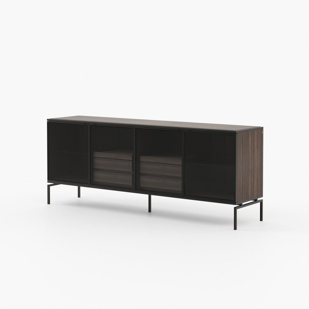 Laskasas AUSTEN Sideboard Smoked Eucalyptus Veneer Matte - Araco Interiors