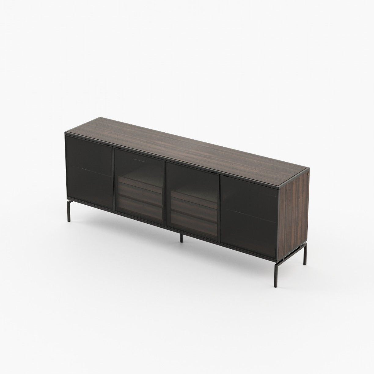 Laskasas AUSTEN Sideboard Smoked Eucalyptus Veneer Matte - Araco Interiors
