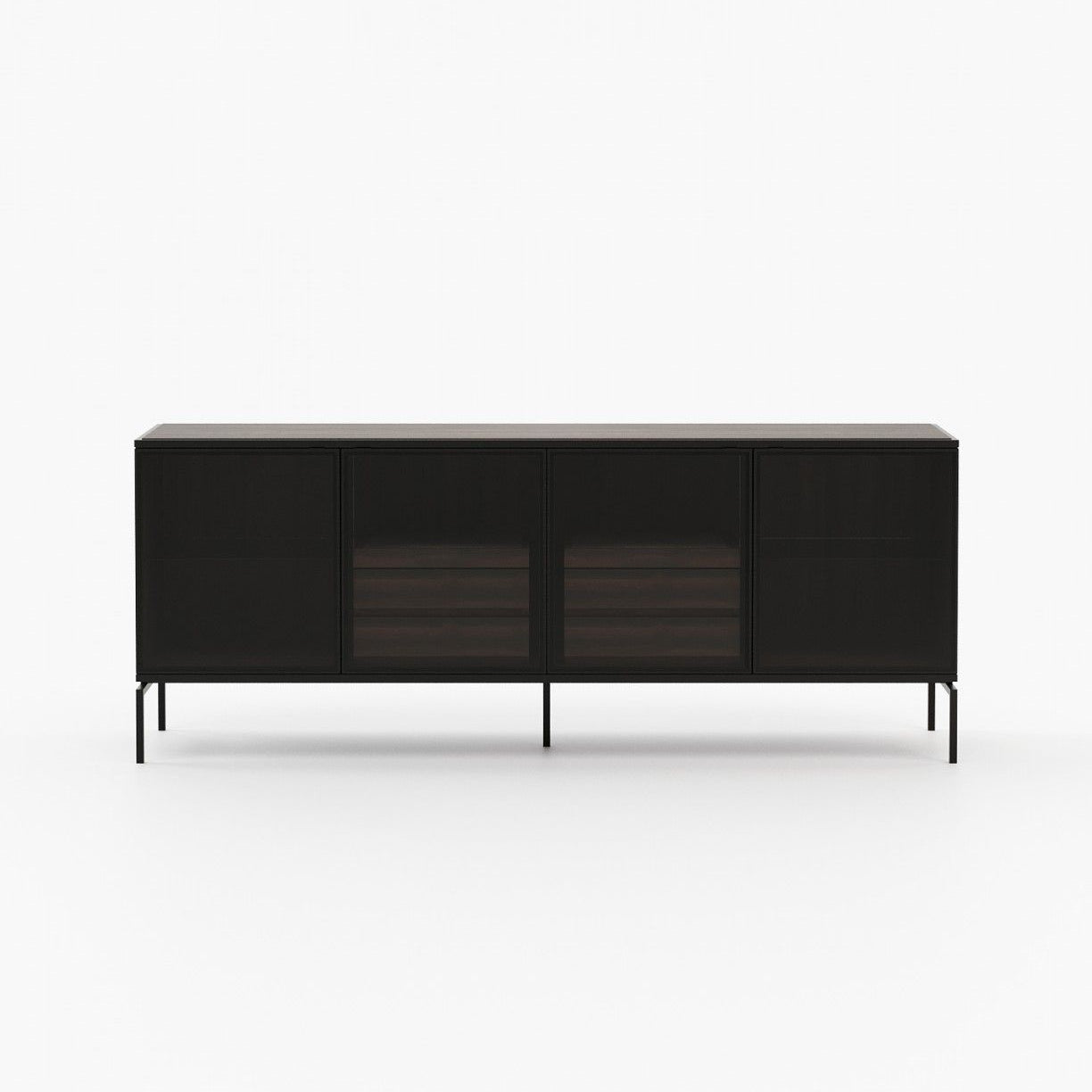 Laskasas AUSTEN Sideboard Smoked Eucalyptus Veneer Matte - Araco Interiors