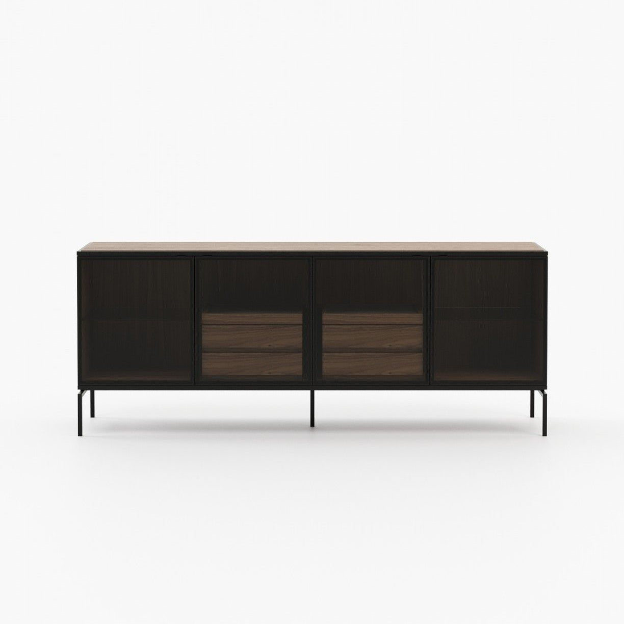 Laskasas AUSTEN Sideboard Walnut Veneer Matte - Araco Interiors
