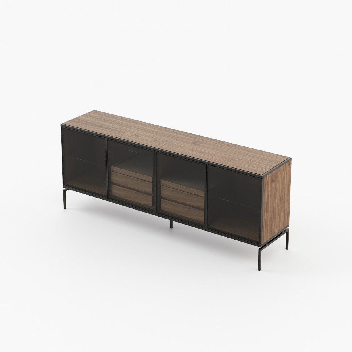 Laskasas AUSTEN Sideboard Walnut Veneer Matte - Araco Interiors