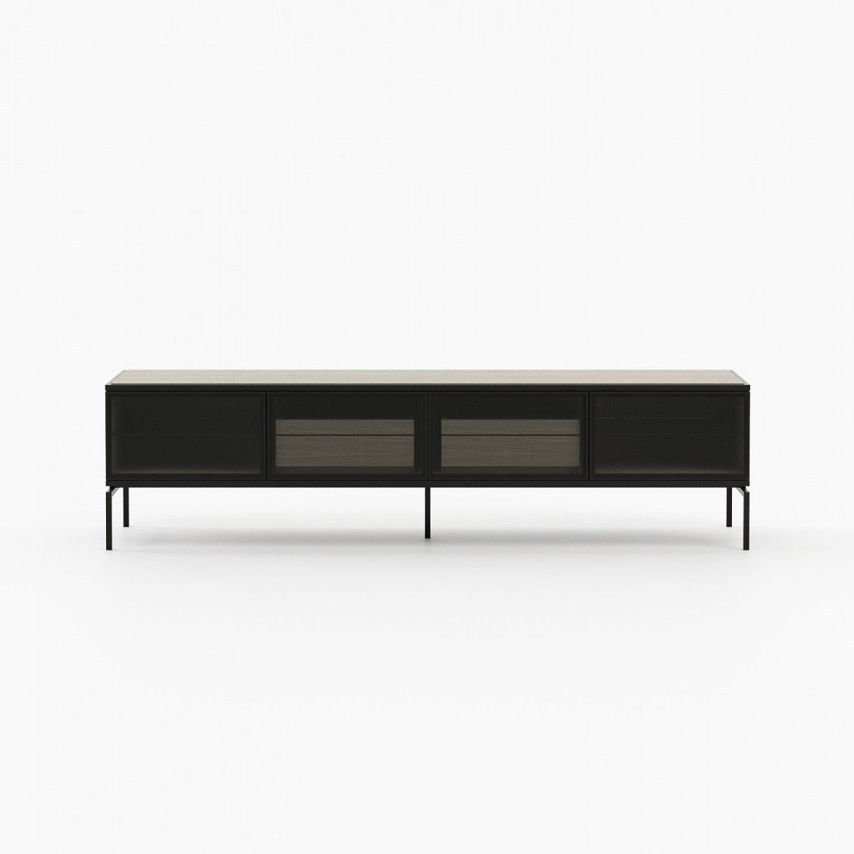 Laskasas AUSTEN with drawers Media Unit Aged Oak Veneer Matte - Araco Interiors