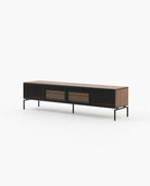 Laskasas AUSTEN with drawers Media Unit Walnut Veneer Matte - Araco Interiors
