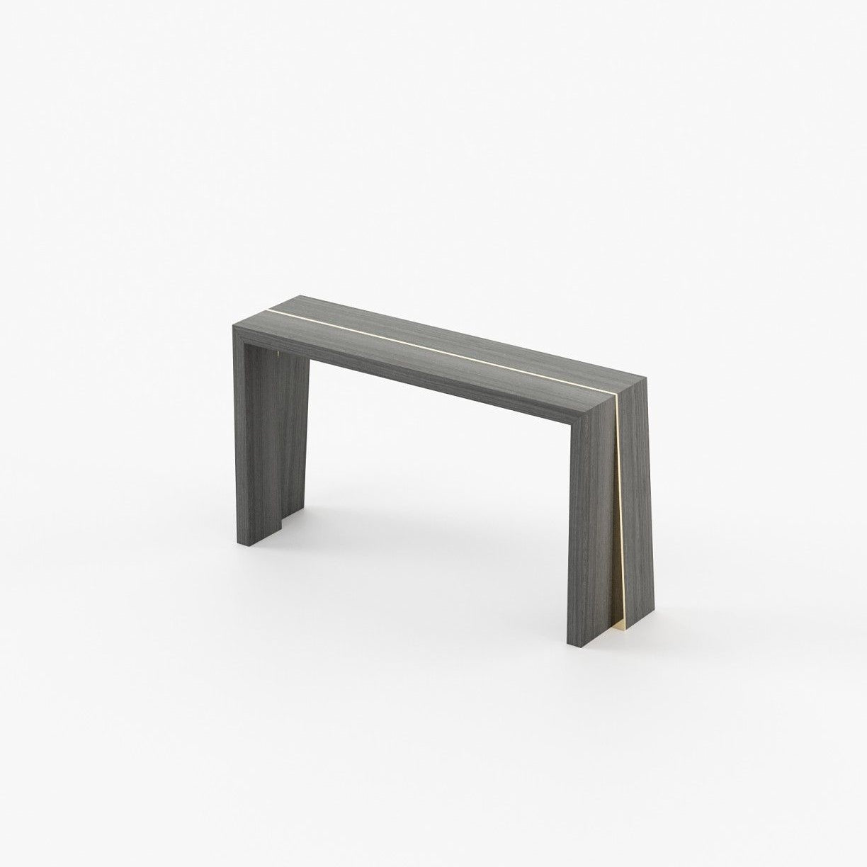 Laskasas AVIGNON Console Table Grey Eucalyptus Veneer Matte - Araco Interiors