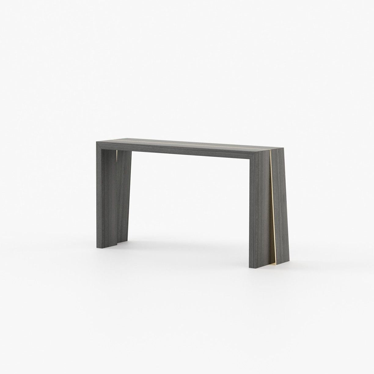 Laskasas AVIGNON Console Table Grey Eucalyptus Veneer Matte - Araco Interiors