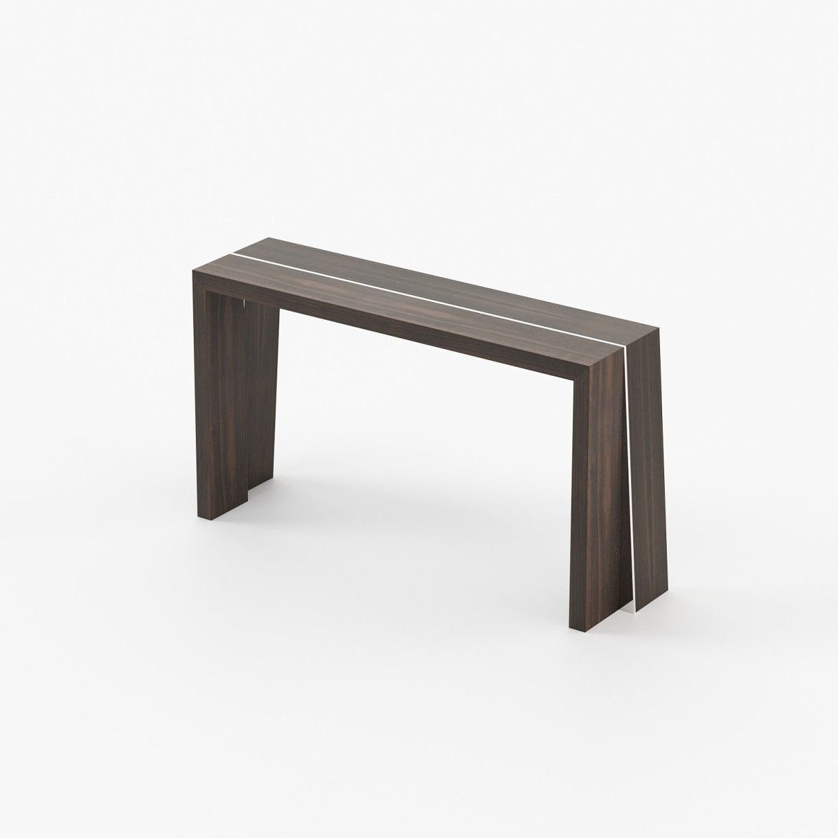 Laskasas AVIGNON Console Table Smoked Eucalyptus Veneer Matte - Araco Interiors
