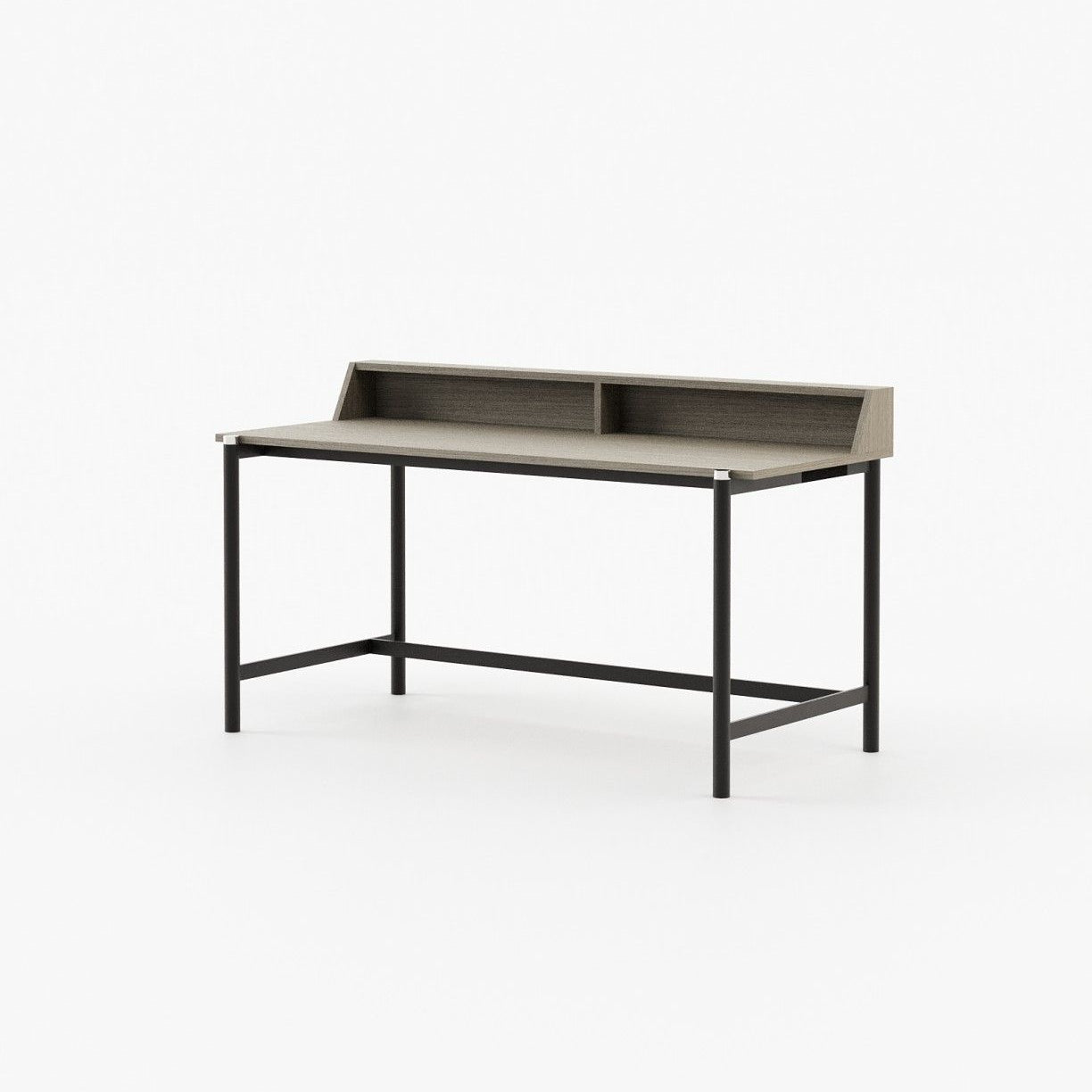 Laskasas BELGRADO Desk Aged Oak Veneer Matte - Araco Interiors