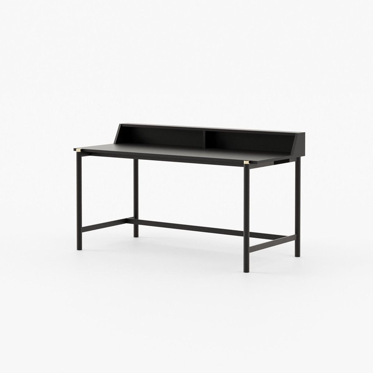 Laskasas BELGRADO Desk Black Ash Veneer Matte - Araco Interiors