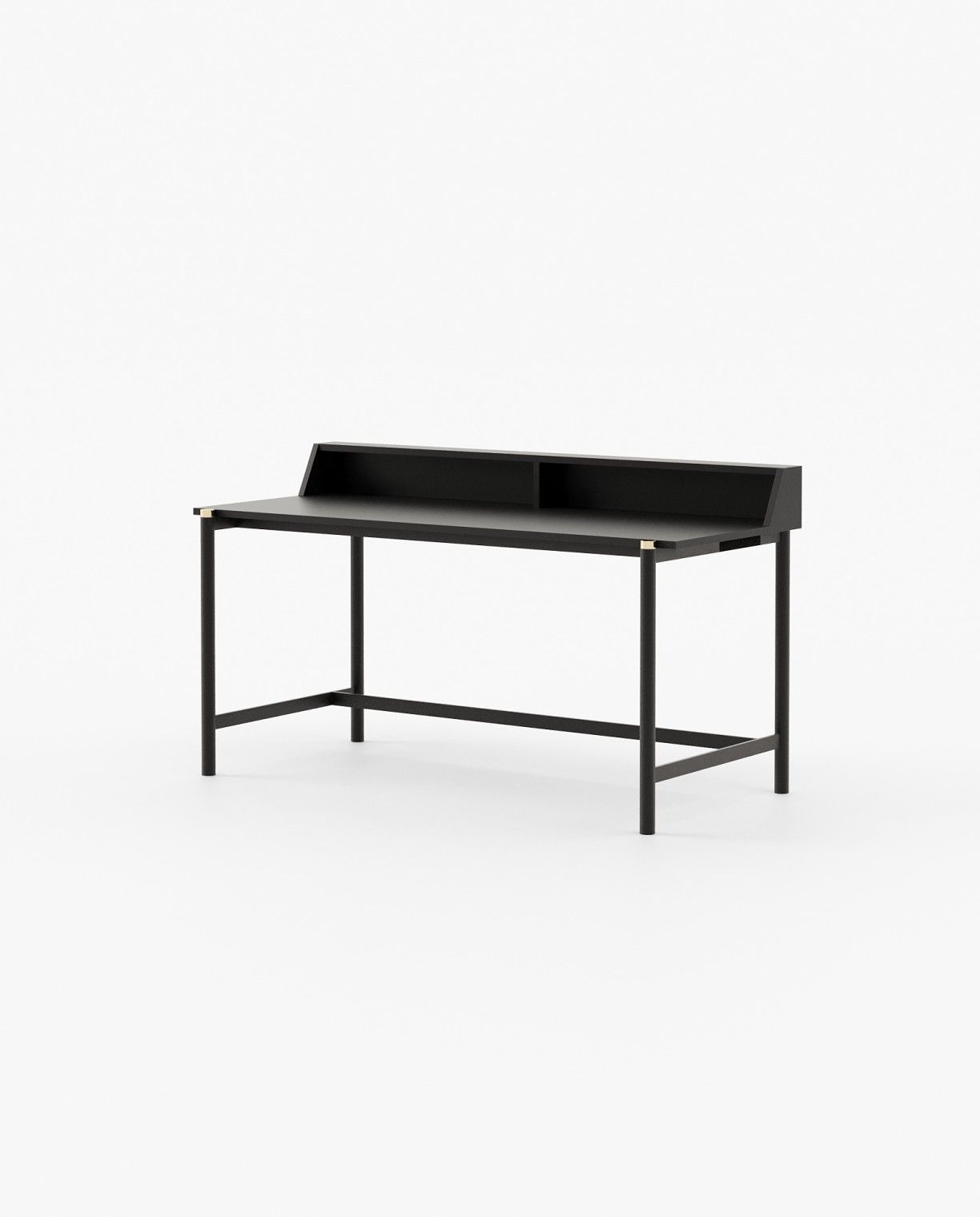 Laskasas BELGRADO Desk Black Ash Veneer Matte - Araco Interiors