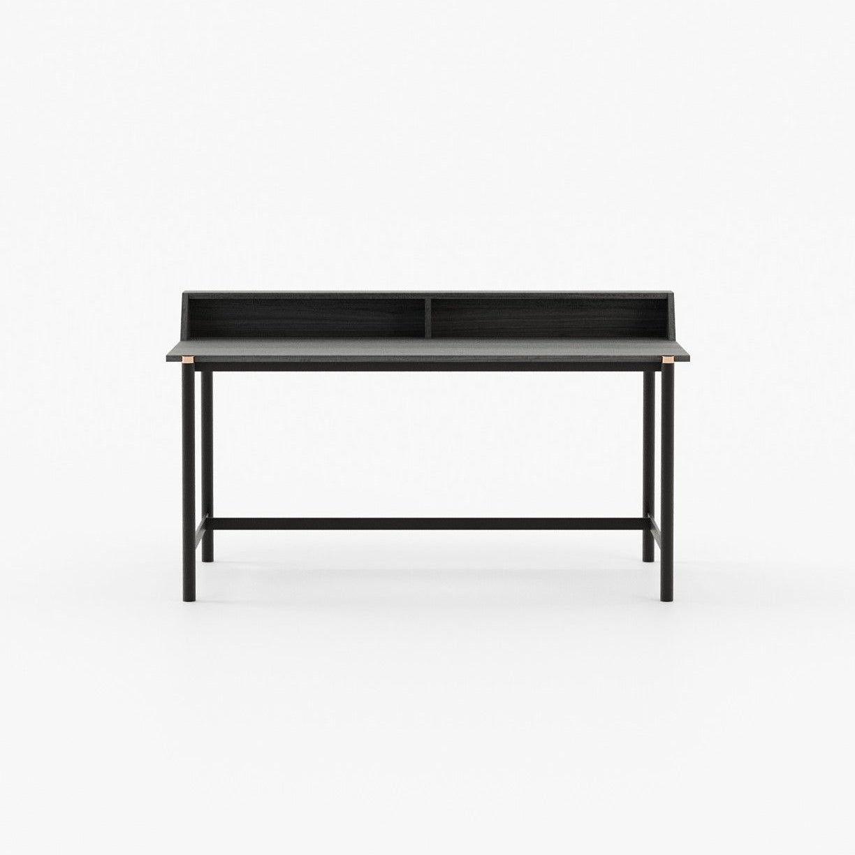 Laskasas BELGRADO Desk Grey Eucalyptus Veneer Matte - Araco Interiors
