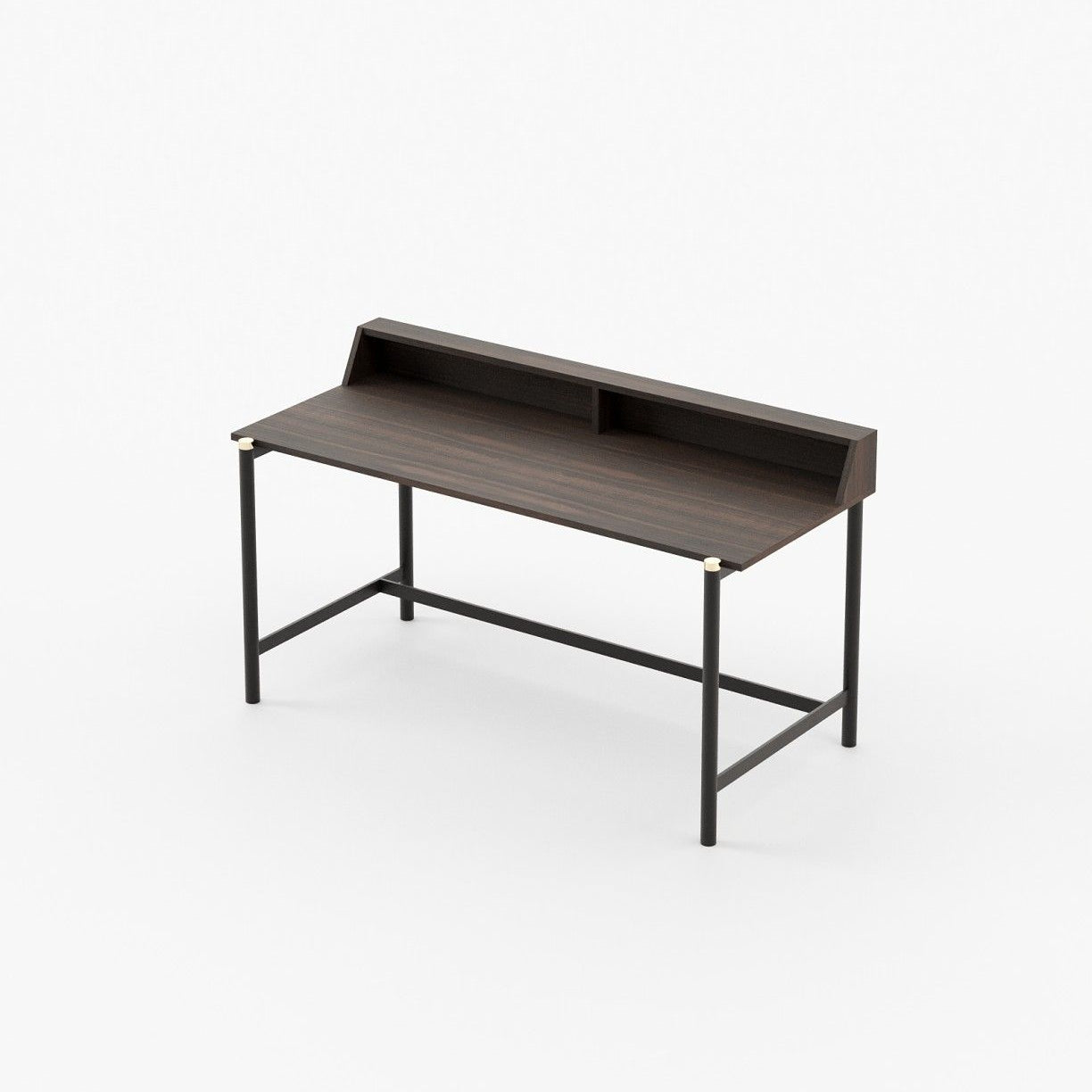 Laskasas BELGRADO Desk Smoked Eucalyptus Veneer Matte - Araco Interiors