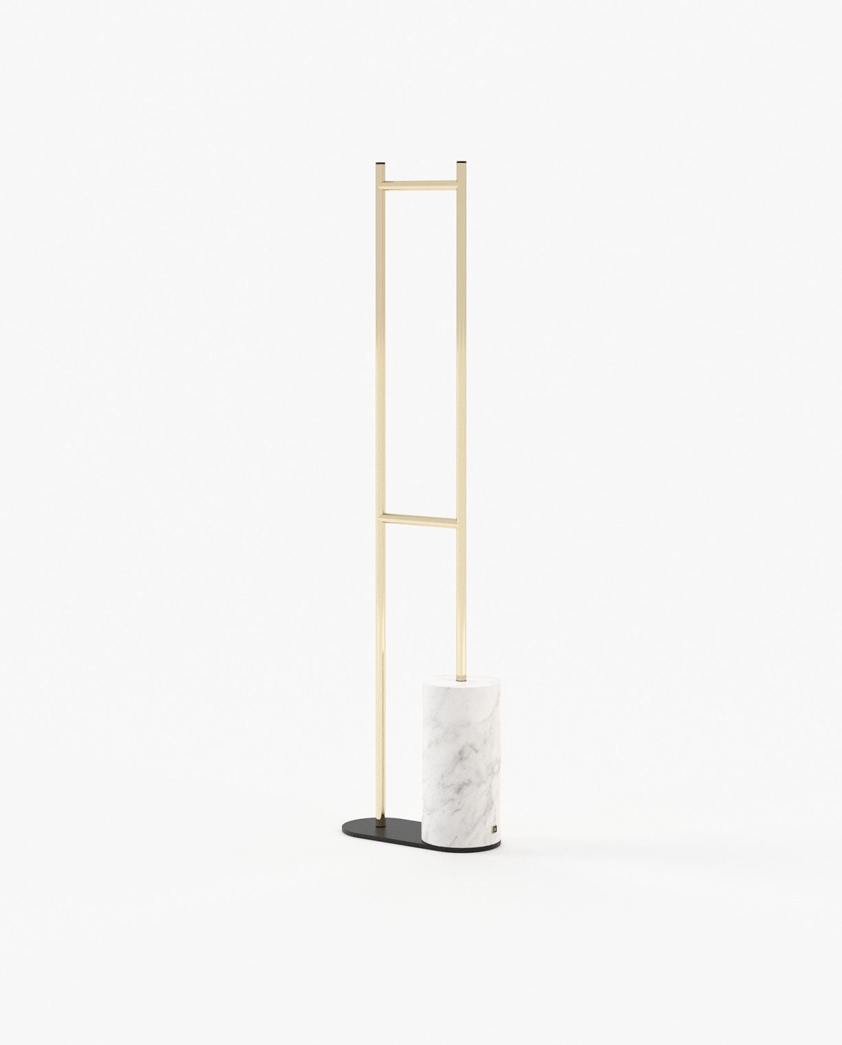 Laskasas BEN Coat & Umbrella Stand Carrara Marble - Araco Interiors