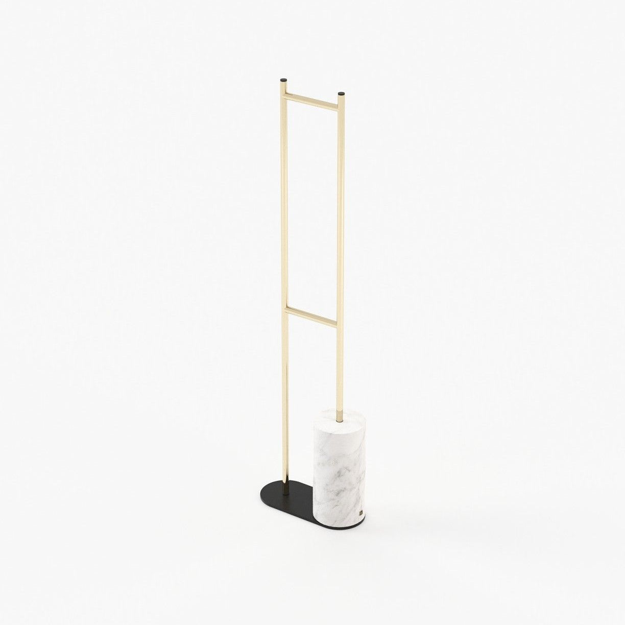 Laskasas BEN Coat & Umbrella Stand Carrara Marble - Araco Interiors